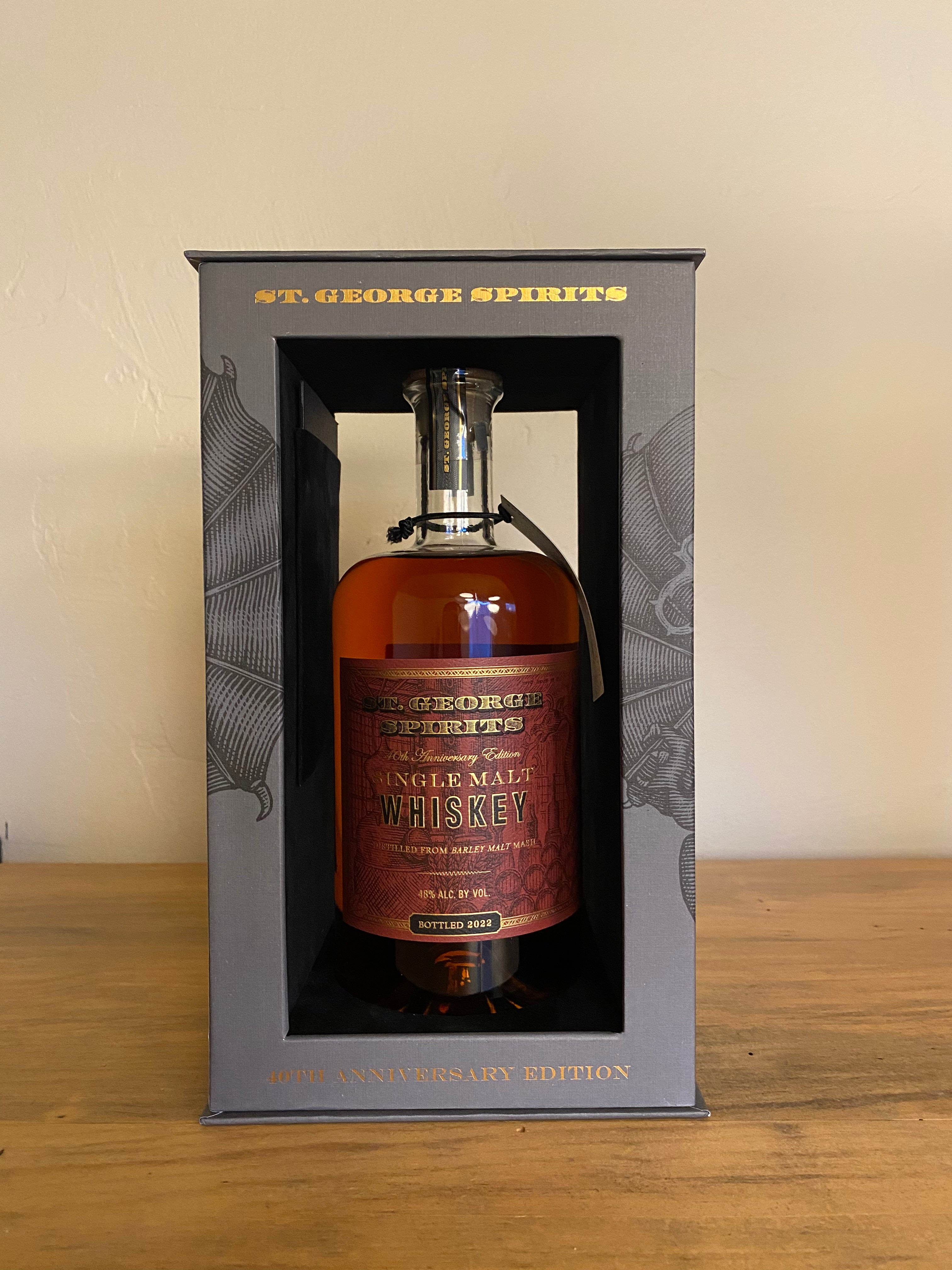 The Collector's Edition 40th Anniversary St. George Single Malt Whiskey  Gift Set