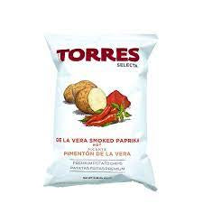 Torres Potato Chips - de La Vera Hot Smoked Paprika