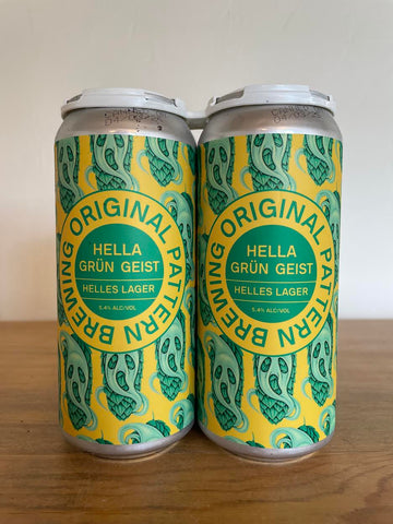 Four pack of Original Pattern, Hella Grungeist, Helles Lager