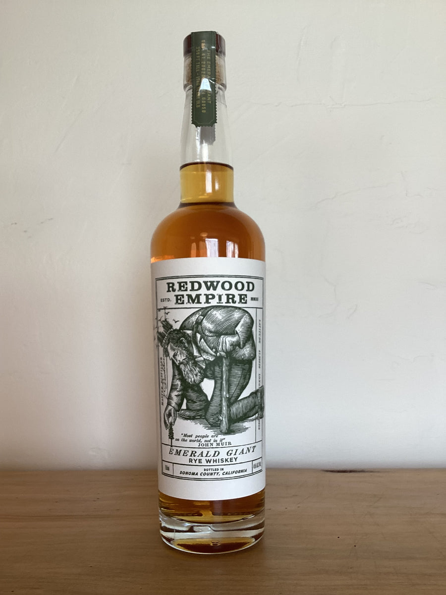 Redwood Empire 'Emerald Giant' Rye Whiskey