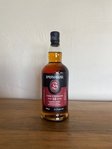 Springbank 12 Year Cask Strength Campbeltown Single Malt Scotch Whisky