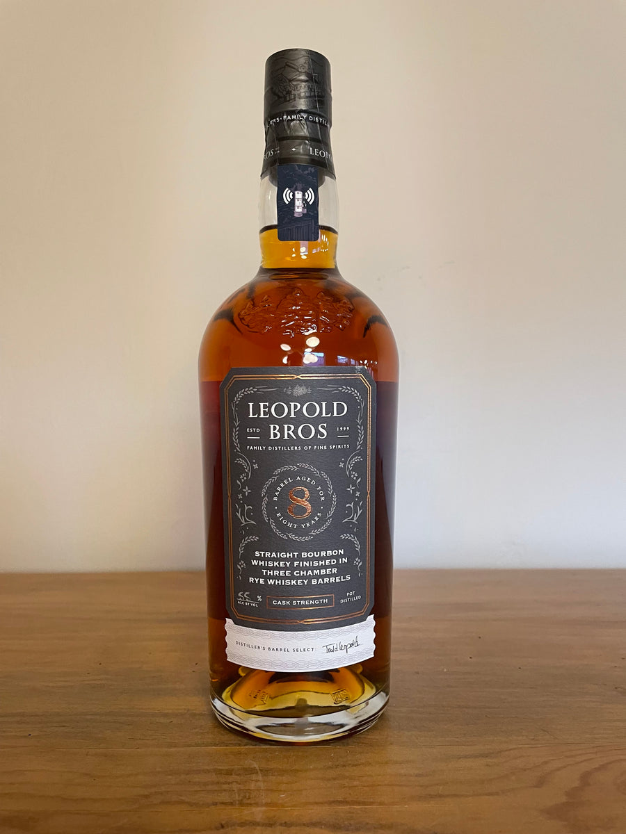 Leopold Bros. 8 Yr Bottled in Bond Straight Bourbon Whiskey