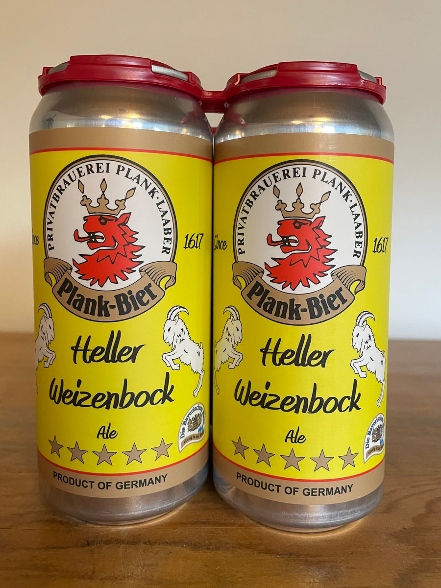 Plank-Bier, Heller Weizenbock Ale (4pk)