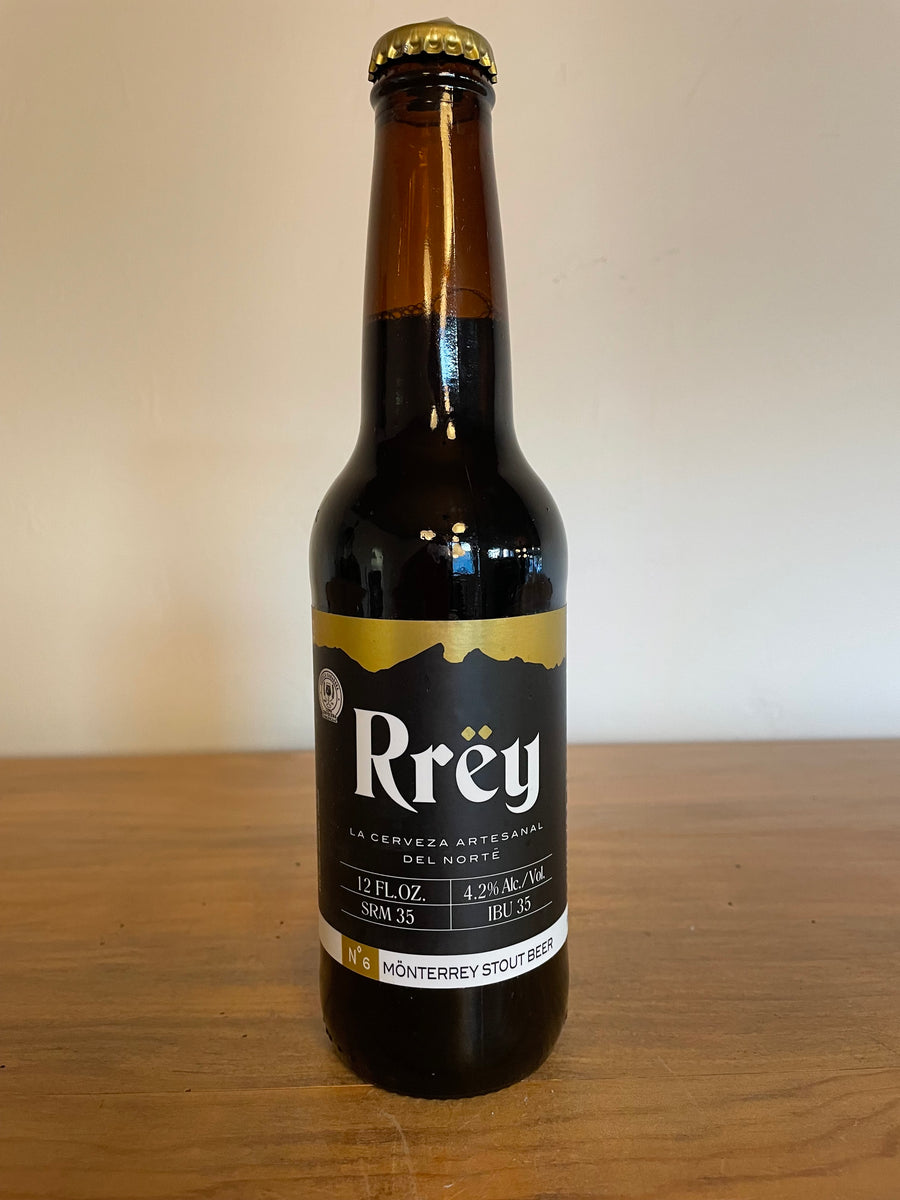 Cerveza Rrey, No. 6 Monterrey Stout (12oz)