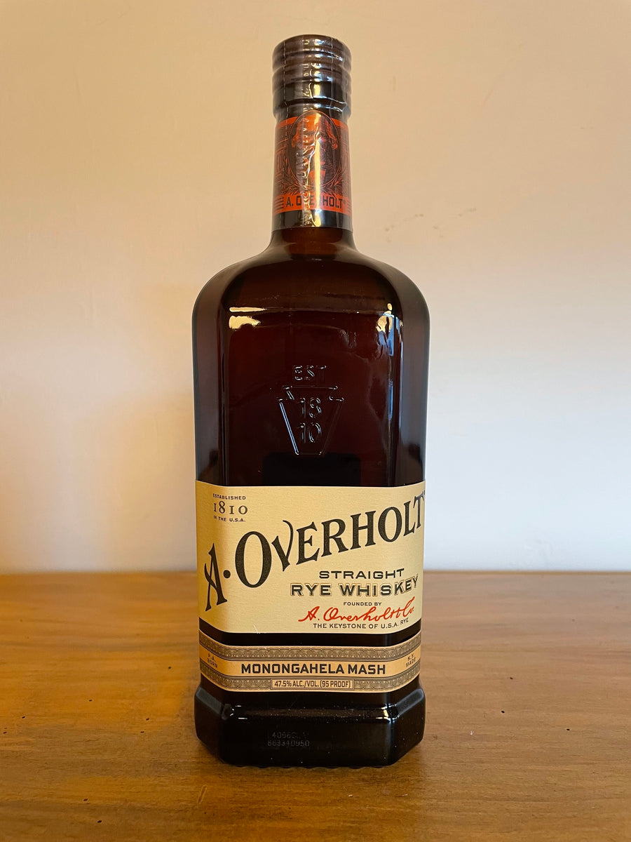 A. Overholt Straight Rye Whiskey 'Monongahela Mash' 4 yr