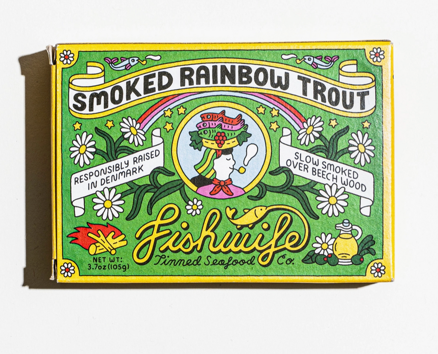 Fishwife Tinned Seafood Co. Smoked Rainbow Trout (2.8oz)