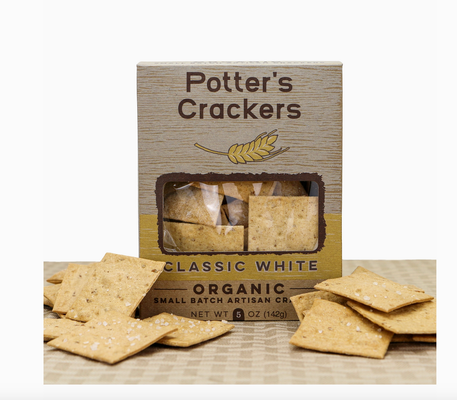 Potter’s Crackers Organic Classic White Crackers