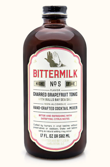 Bittermilk No.5 Charred Grapefruit Tonic Cocktail Mixer (17 oz)