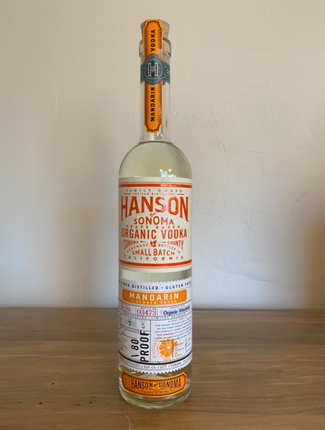 Hanson's Mandarin Organic Sonoma Vodka