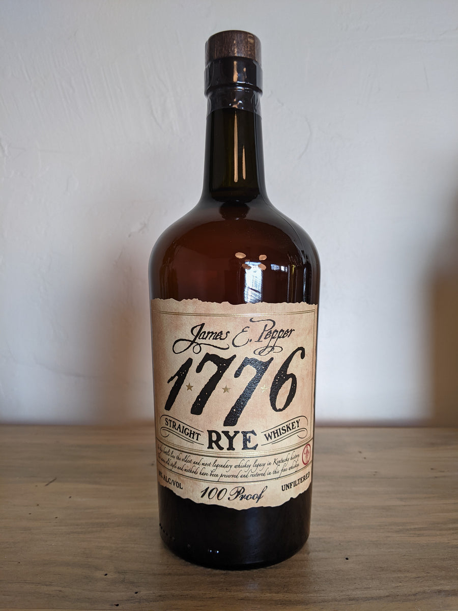 James E Pepper 1776 Rye 100 proof