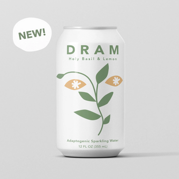 DRAM Holy Basil & Lemon Adaptogenic Sparkling Water